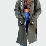 Ilgas Paltas su Kapišonu