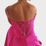 Petronėlė | Juoda nėriniuota žavinga ilga suknelė