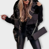 Ava - Stilingas Pūkinis Švarkas