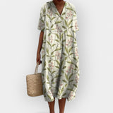 Gėlių Suknelė Vasaros Dienoms