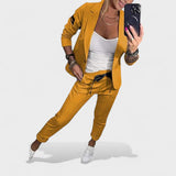 Karolina - Individualiai pritaikytas komplektas su minkštu švarku ir laisvomis sportinėmis kelnėmis