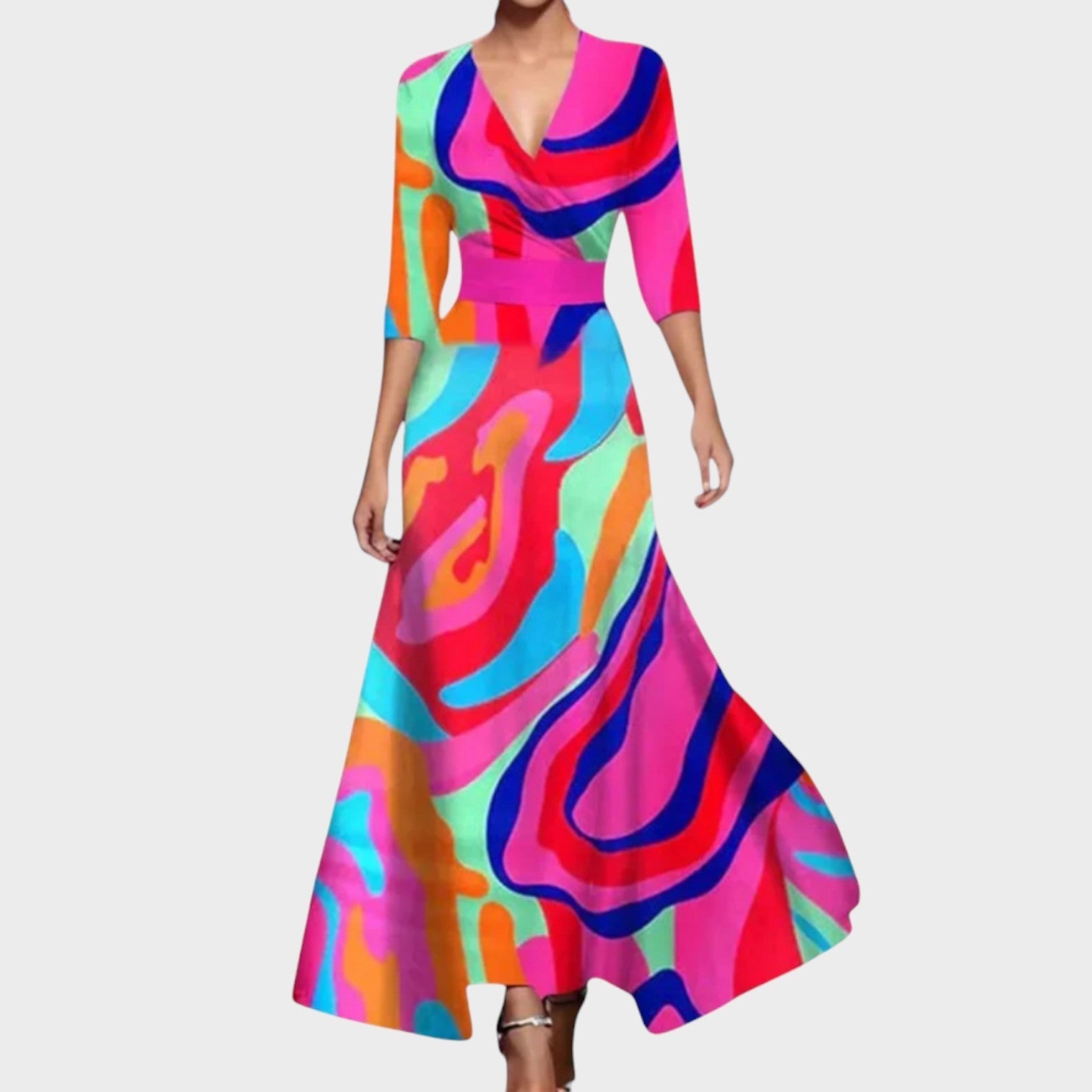 Isadora - Rankų darbo premium maxi suknelė