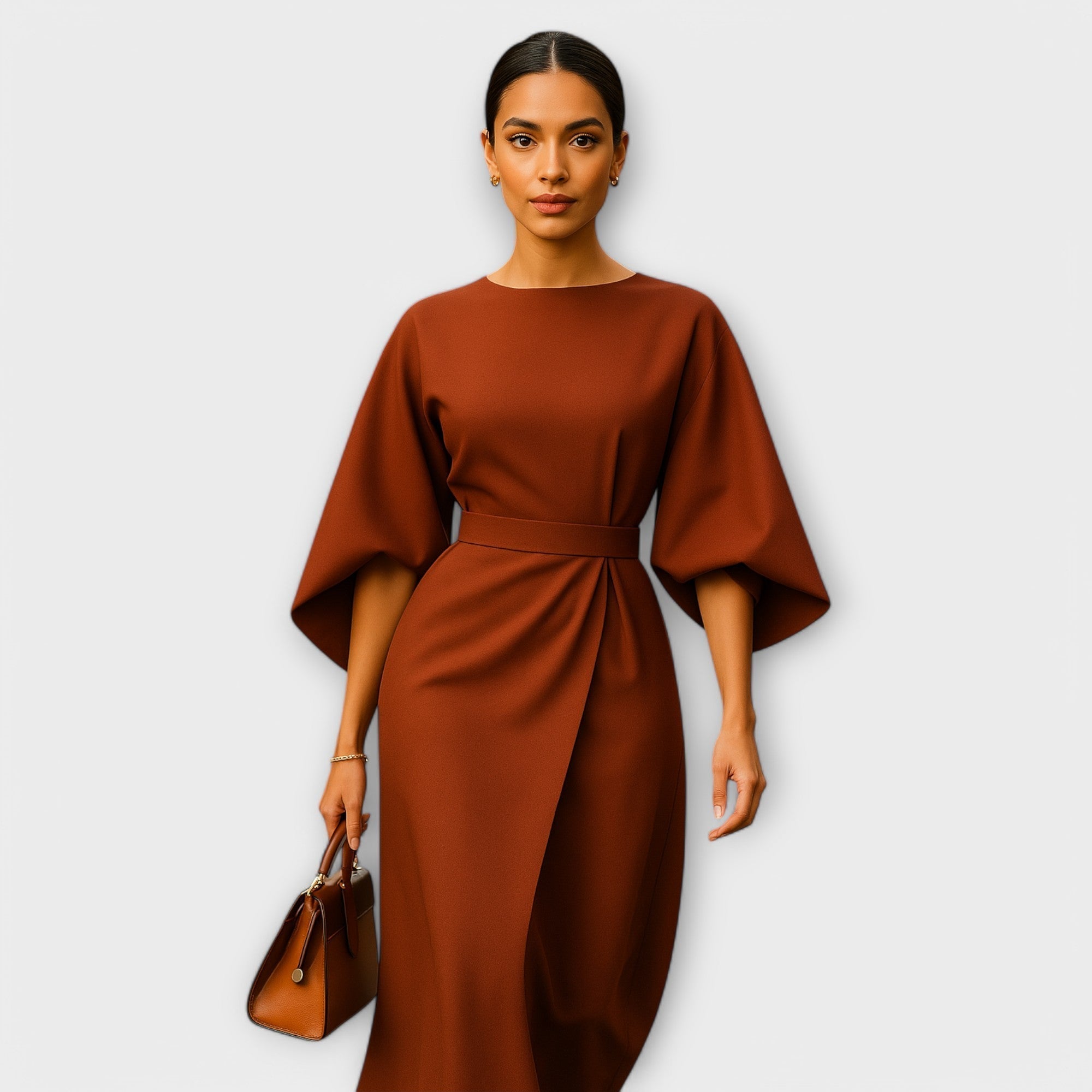 Sonia - Elegantiška suknelė su rankovėmis