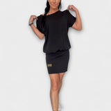 Lídia - Elegantiška Prigludusi Suknelė