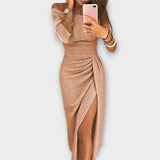 Lena - Elegantiška suknelė be pečių