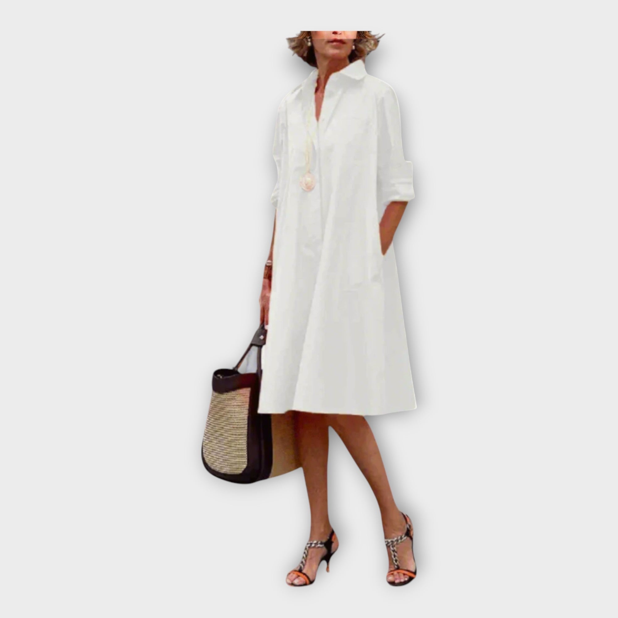 Stilinga Polo Suknelė iš Premium Medžiagos