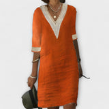 Mariana - Moteriška medvilnės ir lino suknelė