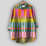 Lininė palaidinė “Vasaros Mozaika”