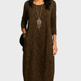 Mėnulis | Elegantiška žiemos suknelė su kišenėmis