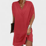 Helena - Elegantiška Suknelė su Atviromis Rankovėmis