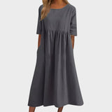 Catarina - Švelnus medvilnės suknelė