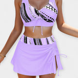 Paplūdimio bikini sijonas