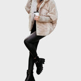 Vygailė | Moteriška bomber stiliaus striukė su gobtuvu