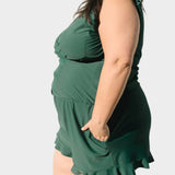 Maudymosi kostiumėlis su Volanais ir Krūtinės Parama