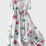 Pavasarinių Gėlių Suknelė