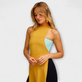 Tamsiai Turkio Viso Kūno Suknelė