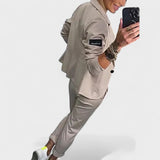 Karolina - Individualiai pritaikytas komplektas su minkštu švarku ir laisvomis sportinėmis kelnėmis