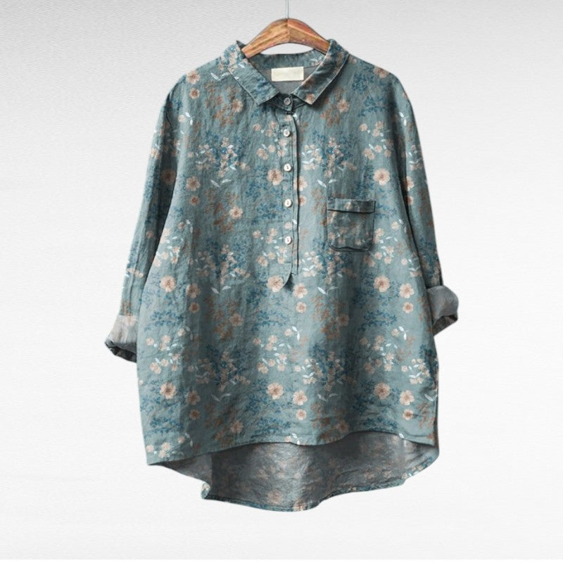 Klasikiniai Gėlių Marškiniai