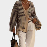 Raiškiai dryžuotas marškinis