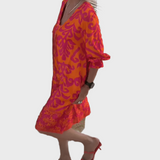 Midi Gėlių Suknelė