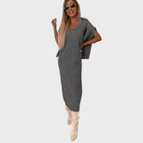 Teofilė | Suknelė su derančiu golfu