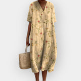 Gėlių Suknelė Vasaros Dienoms