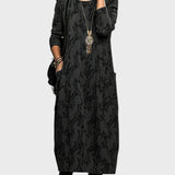 Mėnulis | Elegantiška žiemos suknelė su kišenėmis