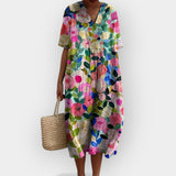 Gėlių Suknelė Vasaros Dienoms