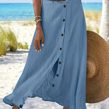 Permatoma Midi Sijonas su Iškirpte