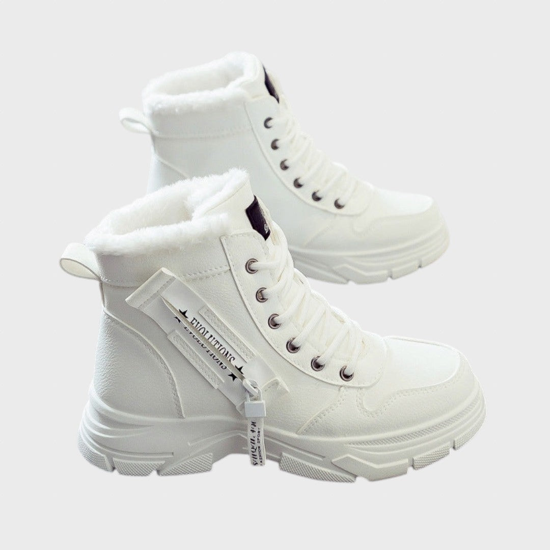 Medeinė | Moteriški termo sniego batai su užtrauktuku