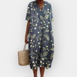 Gėlių Suknelė Vasaros Dienoms