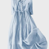 Suknelė su Elegantišku Apykakle