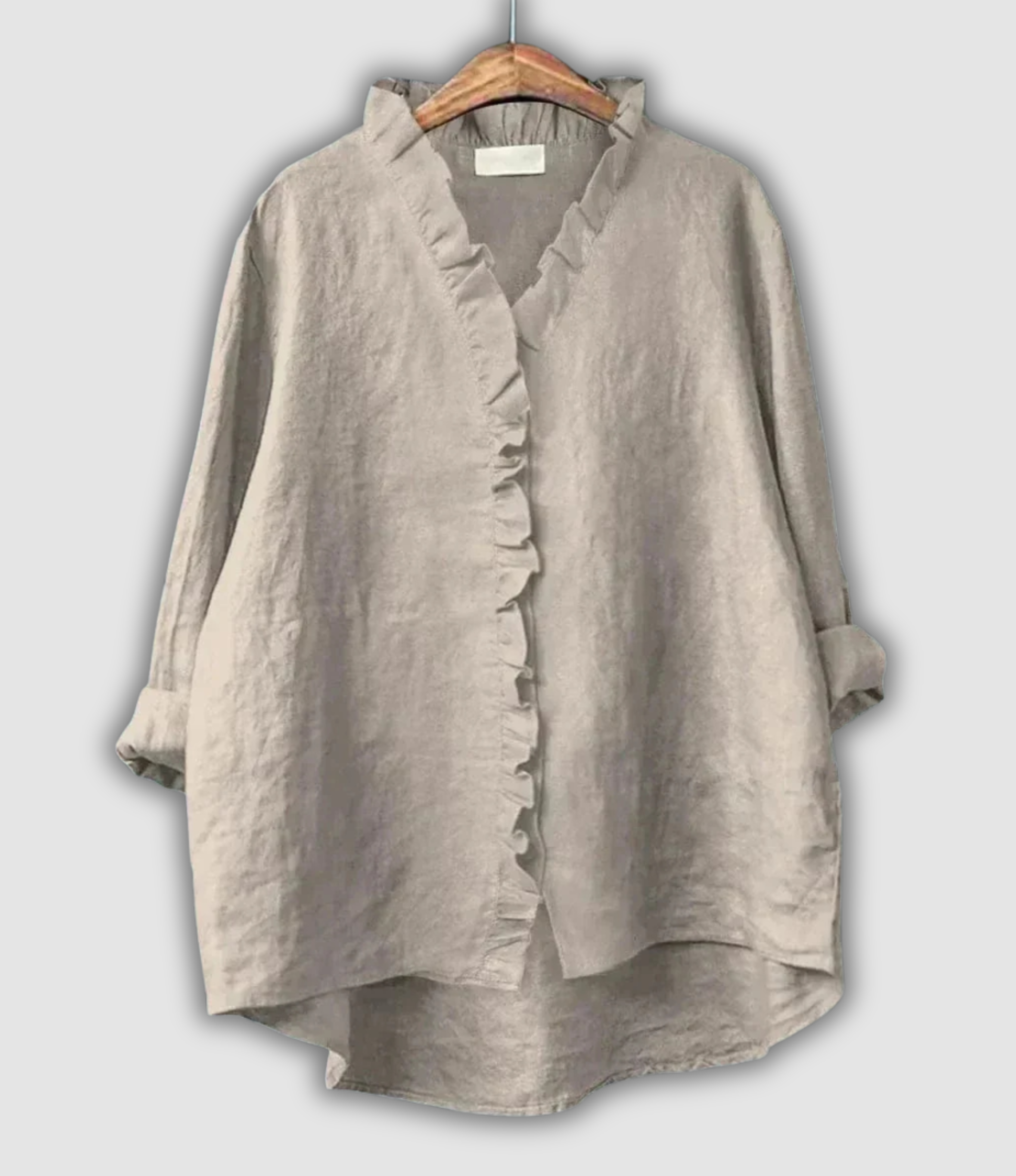 Lininė Blūzė Ruda Ramybė