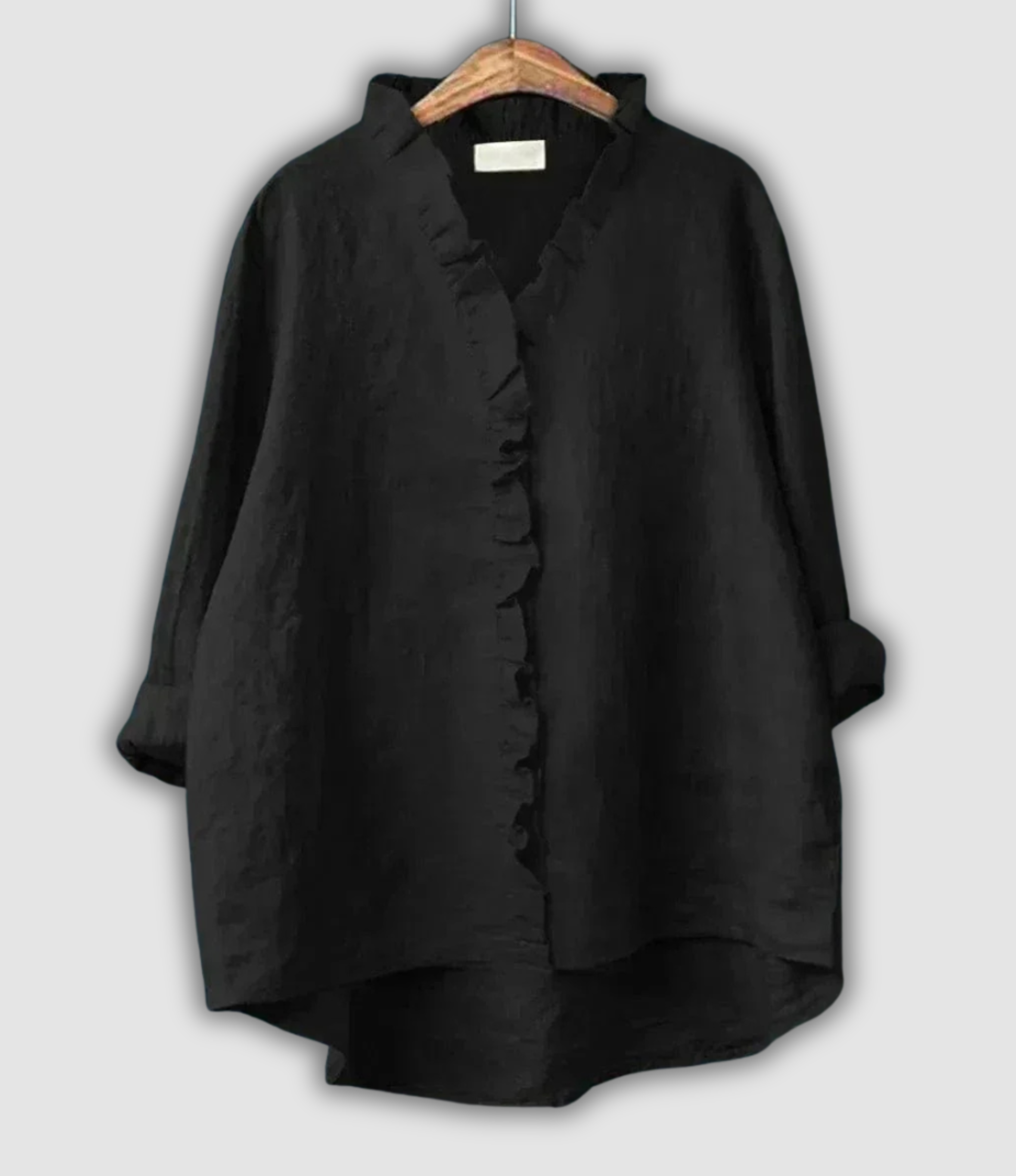 Lininė Blūzė Ruda Ramybė