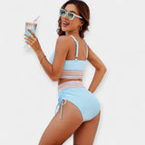 Aukštos Juosmens Bikini su Palaikymu