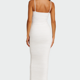 Balta Suknelė Oro Paprastumas