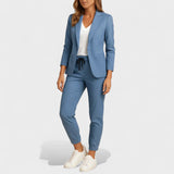 Dorotėja - Elegantiškas Komplektas su Švarku ir Kelnėmis