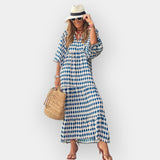 Gėlių Dizaino Suknelė