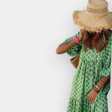 Gėlių Dizaino Suknelė