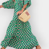 Gėlių Dizaino Suknelė