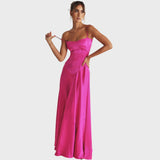 Petronėlė | Juoda nėriniuota žavinga ilga suknelė