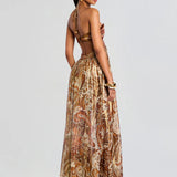 Maxi Suknelė Auksinė Aura