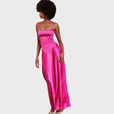 Petronėlė | Juoda nėriniuota žavinga ilga suknelė