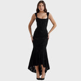 Beatričė | Drapuota korsetinė suknelė