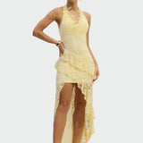 Violetinis Mini Suknelė