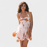 Gabriela - Mini Gėlių Suknelė