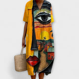 Daniela – Lengvas vasarinis suknelė iki kelių