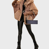 Vygailė | Moteriška bomber stiliaus striukė su gobtuvu