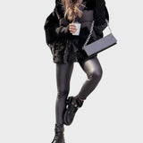 Vygailė | Moteriška bomber stiliaus striukė su gobtuvu