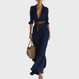 Jasna | Ilga suknelė su diržu